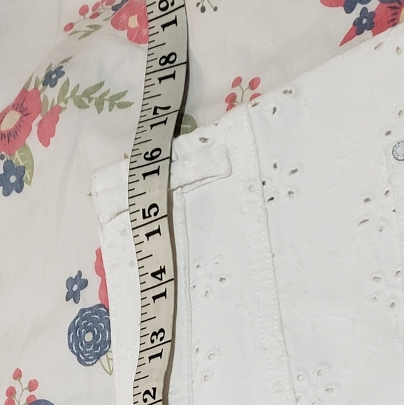 NWT GUESS GUESS FLORIDADA HIGH RISE STRETCH STRAIGHT FIT WHITE JEANS W31 ×32 - Picture 13 of 14